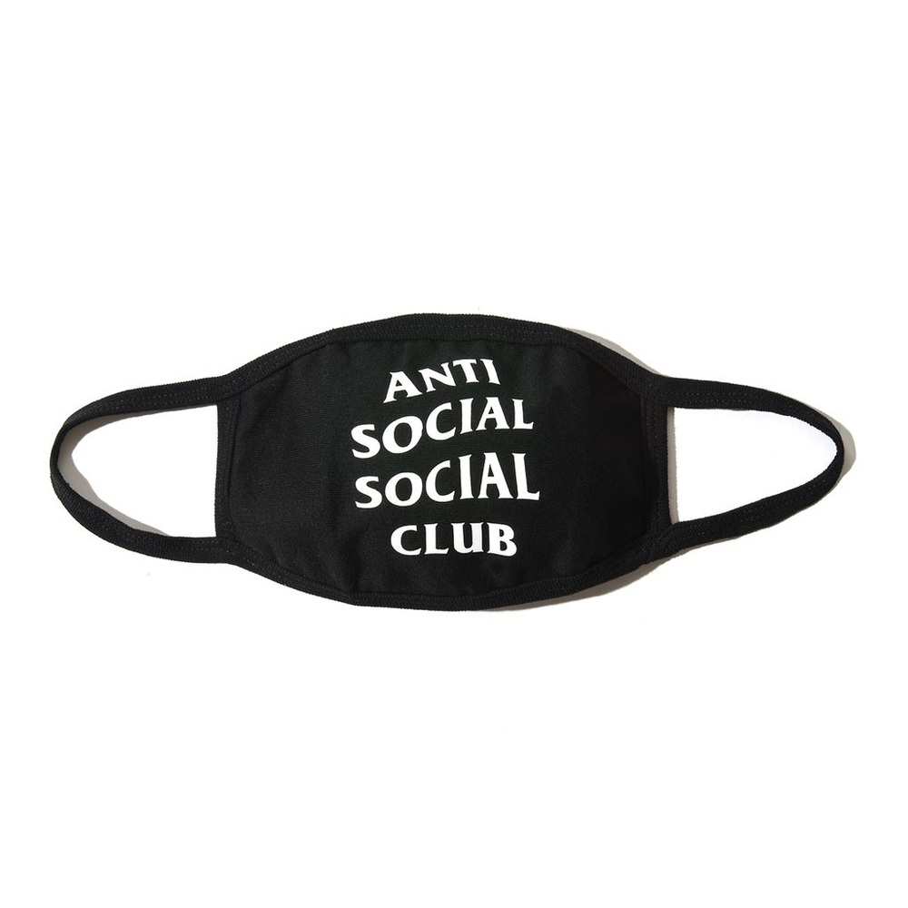 Anti Social Social Club Mask Black Authentic